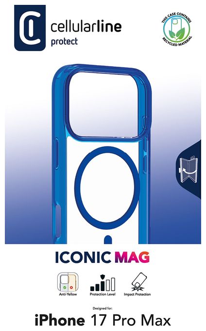 Cover für Apple iPhone 17 Pro Max  Iconic Mag (Blau) 