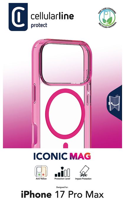 Cover für Apple iPhone 17 Pro Max  Iconic Mag (Pink) 
