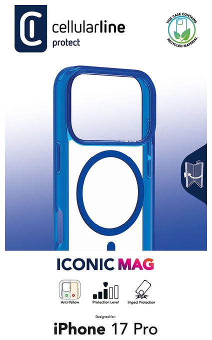 Cover für Apple iPhone 17 Pro  Iconic Mag (Blau) 