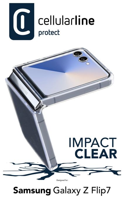 Cover für Samsung Galaxy Z Flip7  Impact Clear Case (Transparent) 