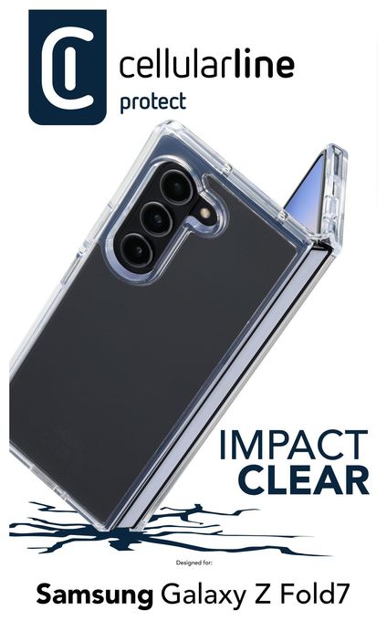 Cover für Samsung Galaxy Z Fold7  Impact Clear Case (Transparent) 