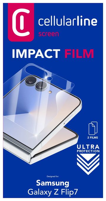 Klare Bildschirmschutzfolie für  Samsung Galaxy Z Flip7 Kratzresistent, Schockresistent Impact Film 