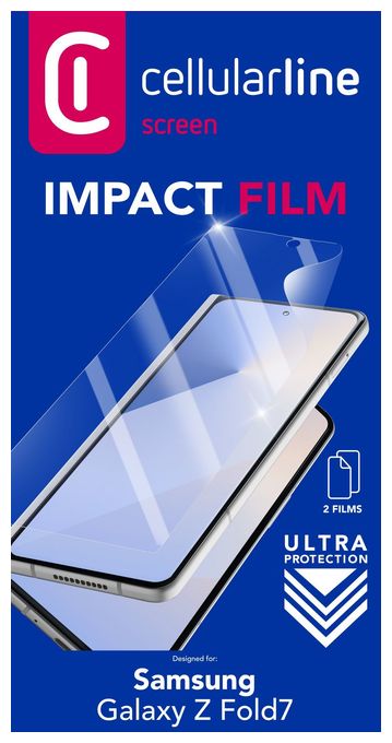 Klare Bildschirmschutzfolie für  Samsung Galaxy Z Fold7 Schockresistent Impact Film 