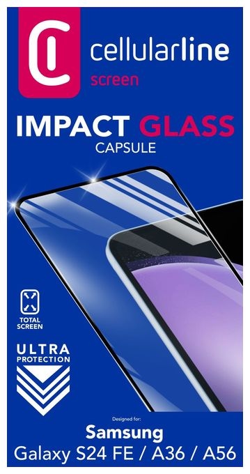Klare Bildschirmschutzfolie gehärtetes Glas für  Samsung Galaxy S24 Fe Schlagfest, Kratzresistent Impact Glass Capsule 