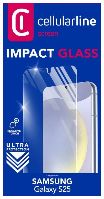 Klare Bildschirmschutzfolie gehärtetes Glas 9H für  Samsung Galaxy S25 Fallbeständig, Kratzresistent, Schockresistent Impact Glass Capsule 