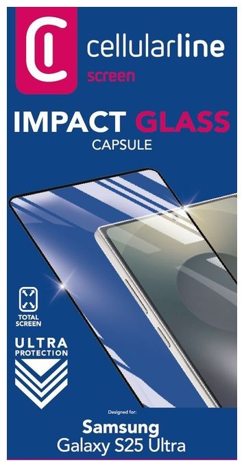 Klare Bildschirmschutzfolie gehärtetes Glas 9H für  Samsung Galaxy S25 Ultra Fallbeständig, Kratzresistent, Schockresistent Impact Glass Capsule 