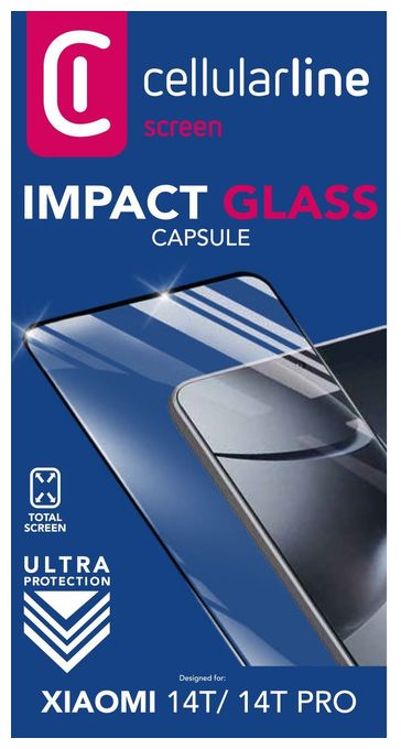 Klare Bildschirmschutzfolie gehärtetes Glas 9H für  Xiaomi 14T, 14T Pro Kratzresistent, Schockresistent Impact Glass Capsule 
