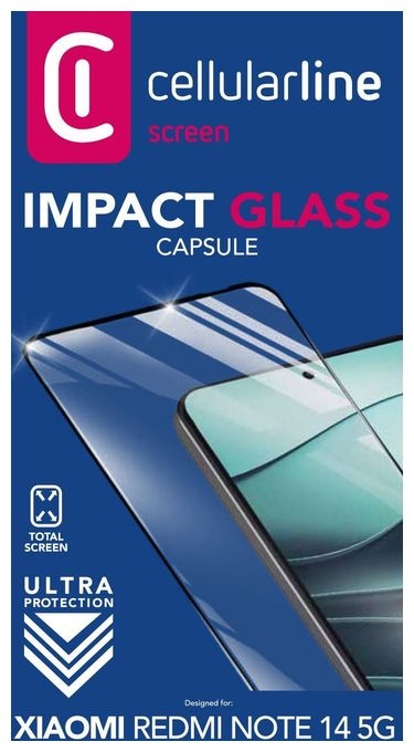 Klare Bildschirmschutzfolie gehärtetes Glas 9H für  Xiaomi Redmi Note 14 5G Kratzresistent, Schockresistent Impact Glass Capsule 