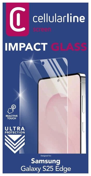 Klare Bildschirmschutzfolie gehärtetes Glas 9H für  Samsung GALAXY S25 EDGE Schlagfest, Kratzresistent Impact Glass Capsule 