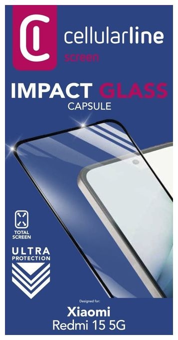 Klare Bildschirmschutzfolie gehärtetes Glas 9H für  Universal Redmi 15 5G Fallbeständig, Kratzresistent, Schockresistent Impact Glass Capsule 