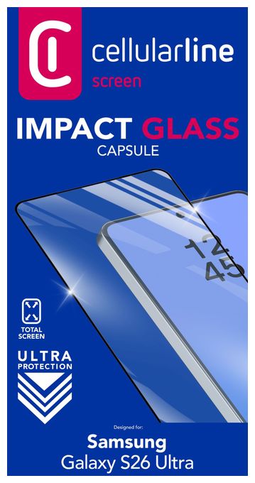 Klare Bildschirmschutzfolie gehärtetes Glas für  Samsung Galaxy S26 Ultra Schlagfest, Kratzresistent, Schockresistent Impact Glass Capsule 