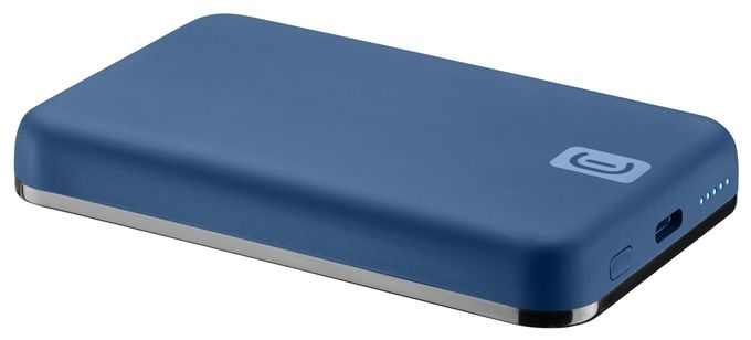 5000 mAh Powerbank USB Typ-C Kabelloses Laden  Magsafe (Blau) 