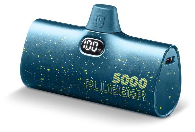 5000 mAh Powerbank USB Typ-C  Plugger (Blau) 