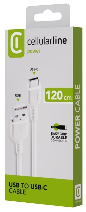 USB A auf bis 15 W 1,2 m  Power Cable (Weiß) 