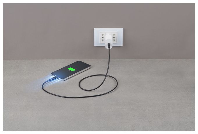 Stecker USB C auf USB C bis 100 W 1,2 m  Power Cable (Schwarz) 