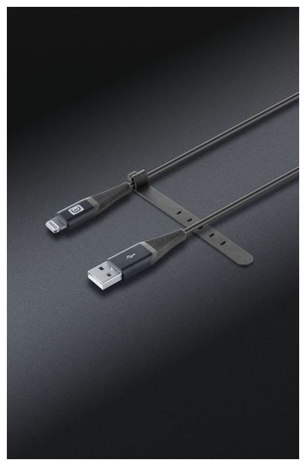 Stecker Lightning auf USB A 1,2 m  Pro+ Data Cable (Schwarz) 