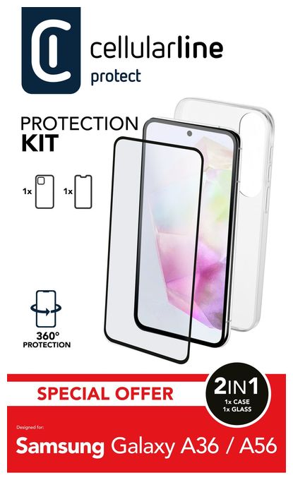 Cover für Samsung Galaxy A36/A56  Protection Kit (Transparent) 