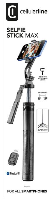 81 mm Universal  Selfie Stick Max (Schwarz) 