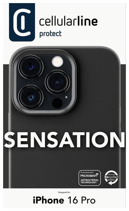 Cover für Apple iPhone 16 Pro  Sensation (Schwarz) 