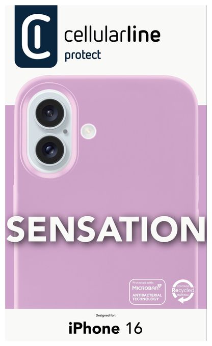 Cover für Apple iPhone 16  Sensation (Pink) 