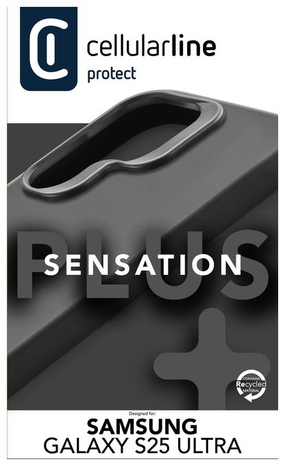 Cover für Samsung Galaxy S25 Ultra  Sensation+ (Schwarz) 
