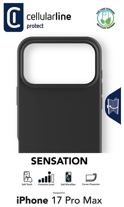 Cover für Apple iPhone 17 Pro Max  Sensation (Schwarz) 
