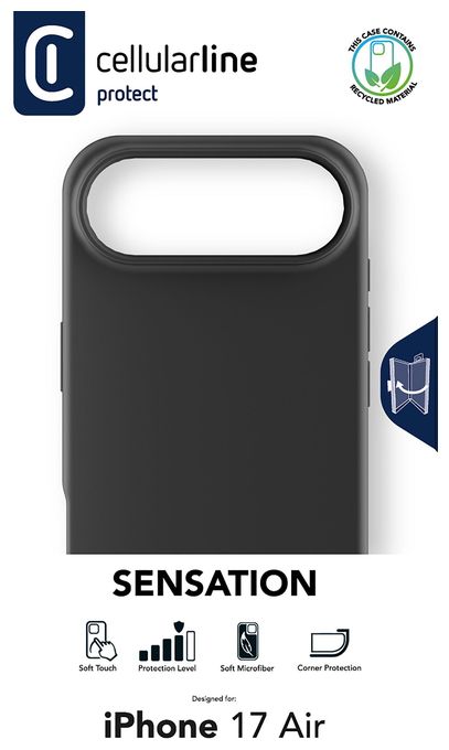 Cover für Apple iPhone 17 Air  Sensation (Schwarz) 