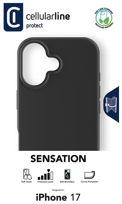 Cover für Apple iPhone 17  Sensation (Schwarz) 