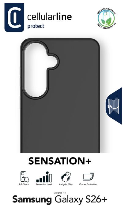 Cover für Samsung Galaxy S26+  Sensation+ (Schwarz) 