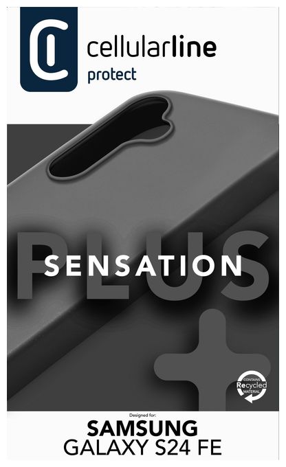 Cover für Samsung Galaxy S24 FE  Sensation  Case (Schwarz) 