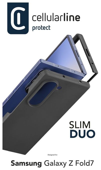 Mantelhülle für Samsung Galaxy Z FOLD 7  Slim Duo (Schwarz) 