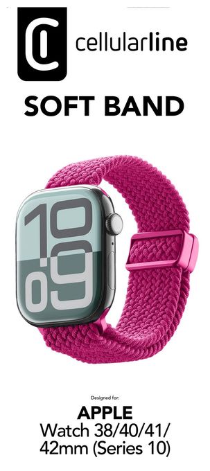 Armband 8 mm Watch 38/40/41/42 (SER.10) mm  Soft Band (Pink) 