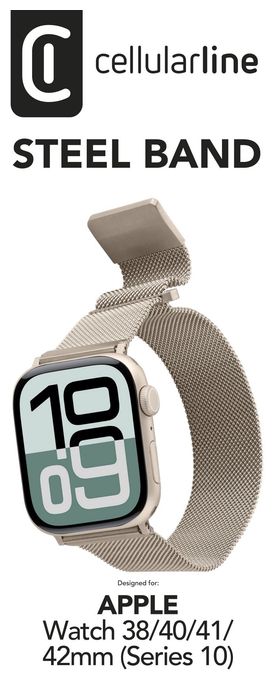Armband 0 mm Apple Watch 38/40/41 mm  Steel Band (Beige) 