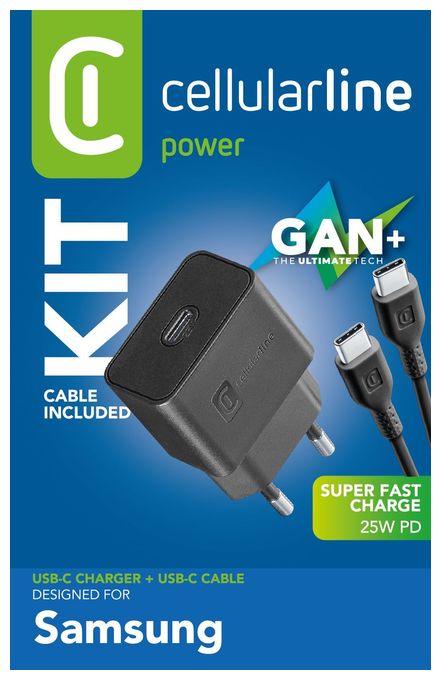 Super Fast Charger Kit 25W - USB-C to USB-C - Samsung 