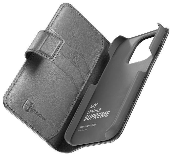 Folio für Apple iPhone 15  Supreme (Schwarz) 