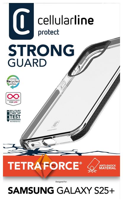 Cover für Samsung Galaxy S25+  Tetra Force Strong Guard (Schwarz) 
