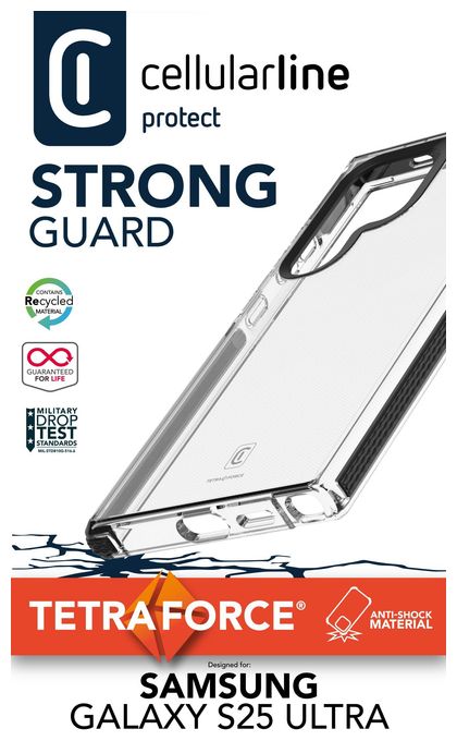 Cover für Samsung Galaxy S25 Ultra  Tetra Force Strong Guard (Schwarz) 