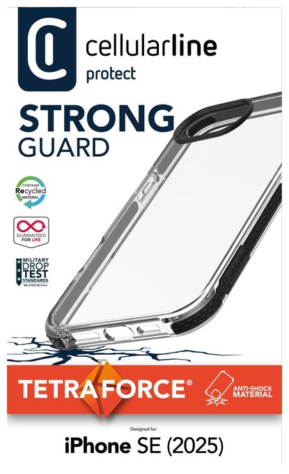 Cover für Apple iPhone SE (2025)  Tetra Force Strong Guard (Transparent) 