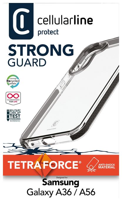 Cover für Samsung Galaxy A36/A56  Tetra Force Strong Guard (Transparent) 