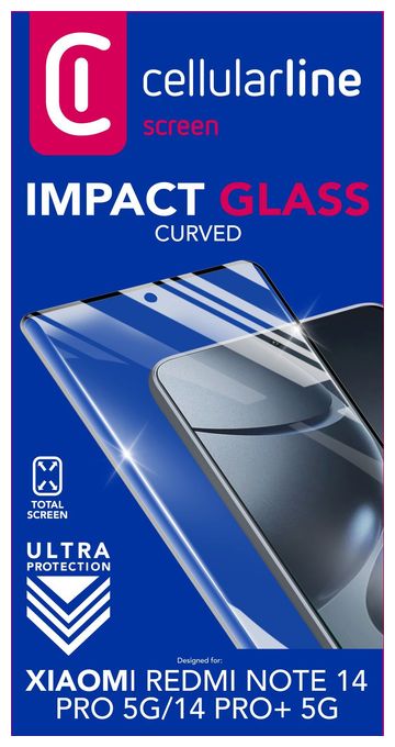 Klare Bildschirmschutzfolie gehärtetes Glas 9H für  Xiaomi Redmi Note 14 Pro 5G, Redmi Note 14 Pro+ 5G Stoßfest, Splitterfrei, Schockresistent Top Secret Glass 
