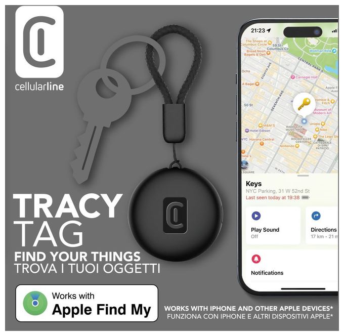 Apple  Tracy Tag (Schwarz) 