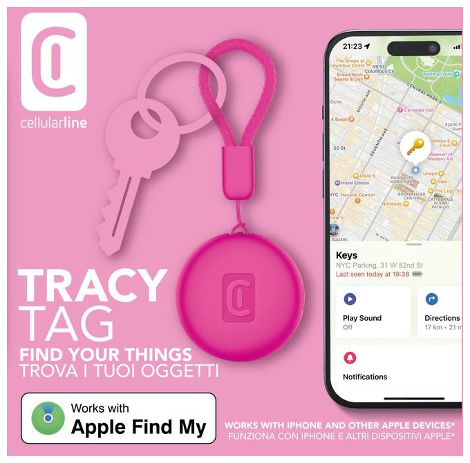 Apple  Tracy Tag (Pink) 