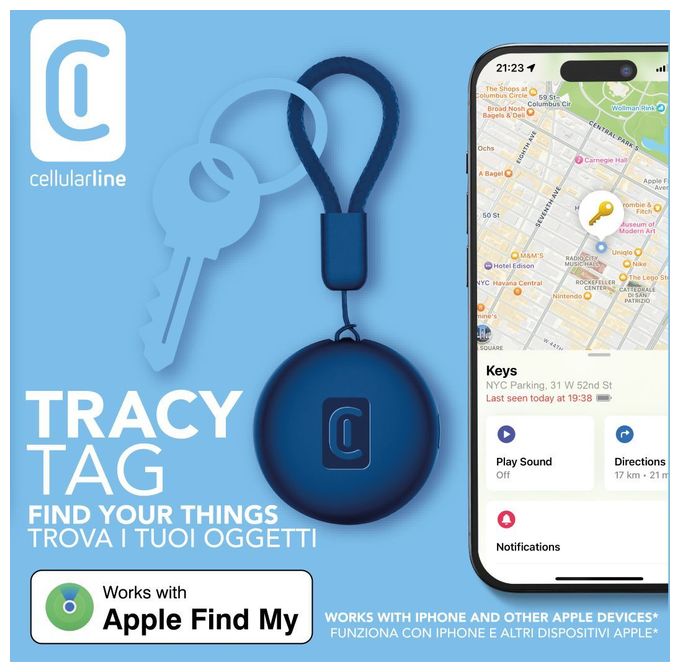 Apple  Tracy Tag (Blau) 