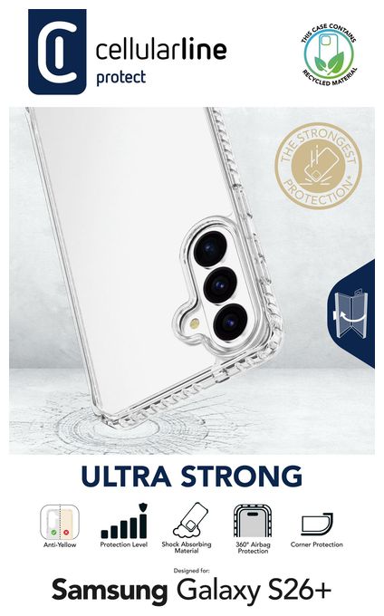 Cover für Samsung Galaxy S26 Edge  Ultra Strong (Transparent) 