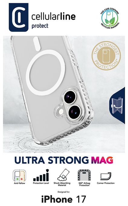 Cover für Apple iPhone 17  Ultra Strong Mag (Transparent) 