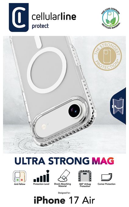 Cover für Apple iPhone 17 Air  Ultra Strong Mag (Transparent) 