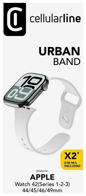 Armband 35 mm Watch 42/44 mm  Urban Band (Weiß) 