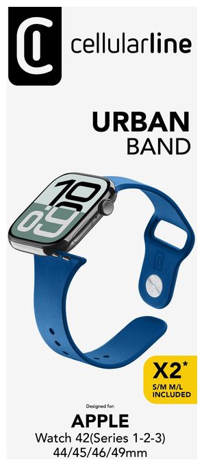 Armband 2 mm Watch 42/44 mm  Urban Band (Blau) 