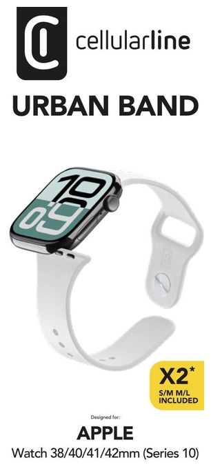 Armband 2 mm Watch 38/40 mm  Urban Band (Weiß) 