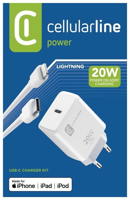 USB-C Charger Kit 20W - USB-C to Lightning - iPhone 8 or later 